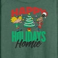 thumbnail image 3 of Hey Arnold! - Holiday Homies - Women's Lightweight French Terry Long Sleeve Shirt, 3 of 5