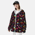 thumbnail image 4 of Fotbe Lgbt Rainbow For Pride Men's Women's UPF 50+ Sun Protection Jacket Hooded Cooling Shirt with Pockets Hiking Outdoor Performance-Large, 4 of 8