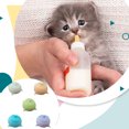 thumbnail image 4 of Methold Alimentador de leche para cachorros reutilizable, sustituto de silicona elástica para perros, cuenco ligero para alimentación de Suministros de alimentación y agua para mascotas Blanco, 4 of 6