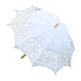 thumbnail image 3 of Sombrilla de encaje para novia Yuyangstore Mango de madera 67 cm 78 cm, 3 of 8