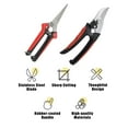 thumbnail image 4 of 2Pcs Stainless Steel Garden Pruner Multifunctional Branch Shears for Fruit Picking Bonsai Trimming, 4 of 8