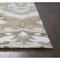 thumbnail image 2 of Alora Decor Napoli 10' x 14' Medallion Mocha/Ivory Hand-Tufted Area Rug, 2 of 2