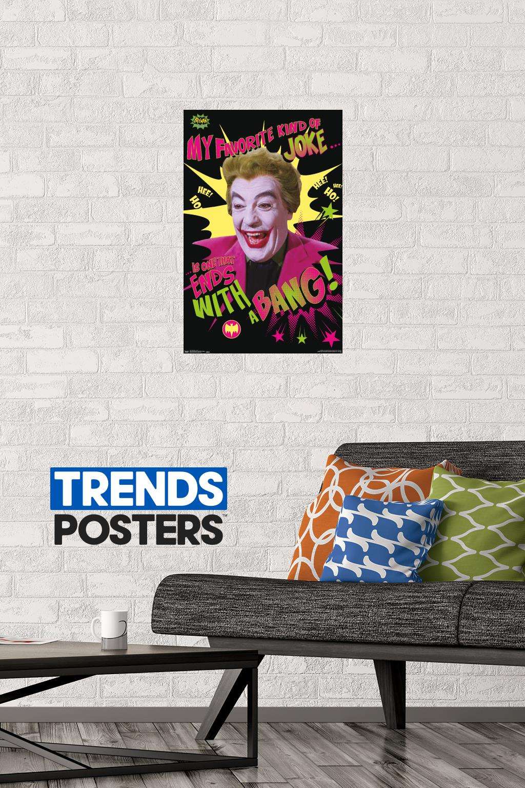 DC Comics TV - Batman TV Series - Joker Wall Poster, 14.725" x 22.375"
