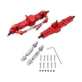 thumbnail image 1 of ANGGREK RC Front Rear Drive Axle Kit Aluminum Remote Control Car Axle Red For WPL C14 C24 1/16 RC Vehicle,RC Metal Axle,RC Car Parts, 1 of 8