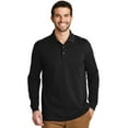 thumbnail image 1 of Polo de manga larga Port Authority® EZCotton®. K8000LS Autoridad Portuaria K8000LS, 1 of 1