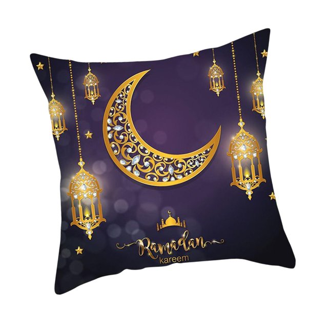 Funda de almohada BLESIY Ramadan Throw Pillow Covers Decorativo Estilo F