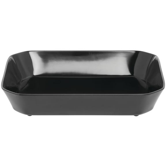 HUBERT Black Octagonal Serving Bowl - 11 4/5" L x 10" W x 2 1/10" H