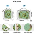 thumbnail image 4 of Bear Kiwi Slices Makeup Bags Set Travel Toiletry Bags Portable Cosmetic Bags Organizer Waterproof 2 Packs, 4 of 7