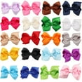 thumbnail image 6 of Jiaroswwei Hair Clip Bow Knot Durable Hair Accessories Ribbon Toddler Hair Bows Clips for Gift, 6 of 8