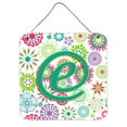 thumbnail image 5 of Carolines Treasures CJ2011-YDS66 Letter Y Flowers Pink Teal Green Initial Wall or Door Hanging Prints 6HX6W multicolor, 5 of 7