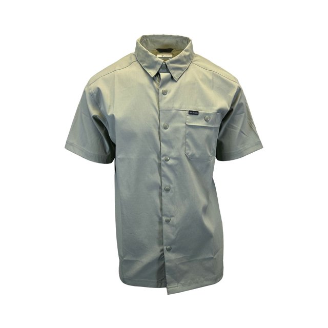 Columbia Chemise pour Hommes Landroamer Ripstop Requin, Safari, Canot S/S