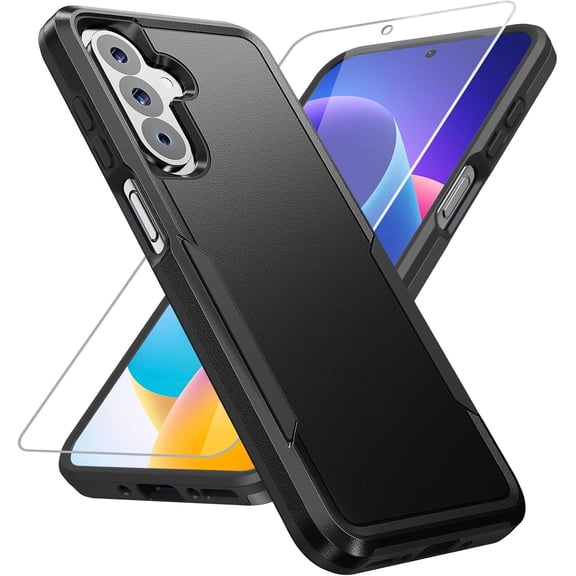 REQO for Samsung Galaxy A17/A26 5G Phone Case, with HD Screen Protector [Military Grade Drop Tested] Heavy-Duty Tough Rugged Shockproof Protective Case for Samsung A17/26 5G
