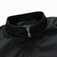 thumbnail image 5 of JTieacloth Men's Lightweight Jacket Men's Autumn Winter Cott On Casual Jacket Men's Zipper Outdoor Commu Ter Minimalist Jacket Black, 5 of 5