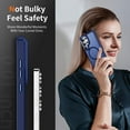 thumbnail image 3 of ELEHOLD For Samsung Galaxy S25 Ultra Slim Shockproof Case, Skin-Friendlyp. Rugged Cover, MagSafe Compatible, Non-Slip, Raised Edges For Cam & Screen Protection, Darkblue, 3 of 8