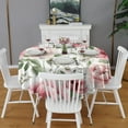thumbnail image 2 of Pioneer Flower Round Tablecloth 60" X 60",Wrinkle Wipeable Table Cloth for Kitchen Dining Room Picnic Patio Party, 2 of 6