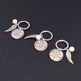 thumbnail image 3 of HINTRMENT 3Pcs Friendship Style Stainless Steel Keychain Pendant for Girls Best Friends Everyday Use 1.97*0.98in, 3 of 8