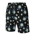 thumbnail image 5 of Naloa Daisies Flowers Men's Beach Shorts, Surfing shorts, Swim trunks, Quick Dry Swim Trunks for Surfing Beach Fun - Large, 5 of 9