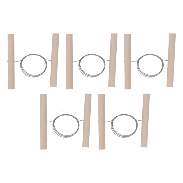 Wire Clay Cutter Wooden Handle Easy To Operate Fine Processing Wear Resistant 5PCS High Hardness Pottery Cutter Tool for Sculpture Crafts ANGGREK Otros