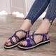thumbnail image 4 of Sandalias con punta abierta para mujer a la moda, zapatillas con nudo, zapatos planos romanos para la playa Wmkox8yii  FOPL185, 4 of 7