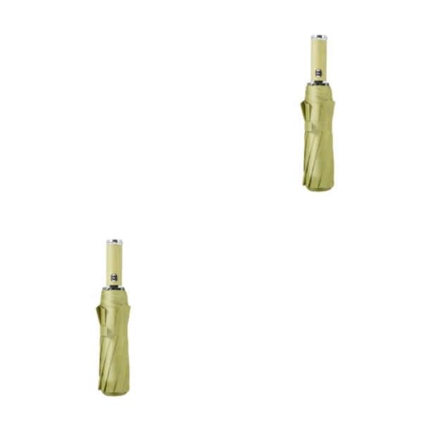 Paraguas plegable inverso completamente automático Matsuzay grande impermeable LED/Verde 2Conjunto