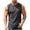 Mens Shirts Dark Gray, variant on Mens Outdoor Waffle Tank Tops Sleeveless Crew Neck Athletic Sports Tops with Pocket Fathers Day Gift