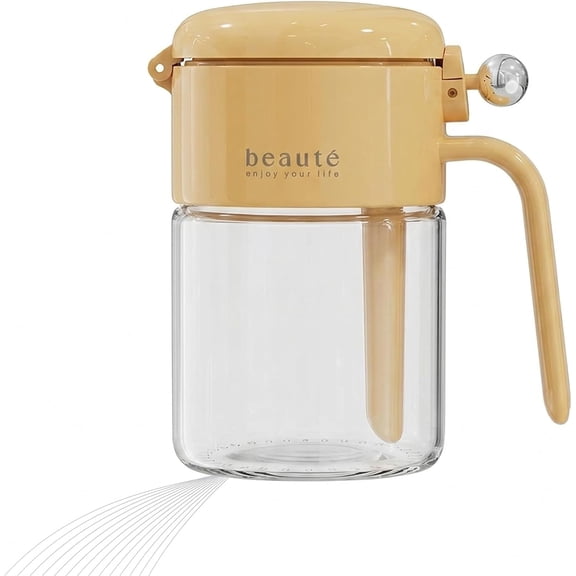 Glass Spice Jars with Airtight Lid, Clear Seasoning Containers with Handle, Small Empty Spice Jars for Kitchen Countertop & Herb Storage,Multi-Purpose Use