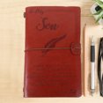 thumbnail image 4 of Schedule Planner Notepad Planning Notebook Leather Journal Book Creative Scrapbook Gift, 4 of 8