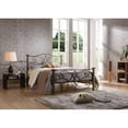 thumbnail image 3 of Hodedah Complete Metal Twin Size Bed in Black Silver, 3 of 11