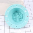 thumbnail image 4 of FELTECHELECTR 1 limpiador de brochas de silicona para maquillaje, soporte para brochas de maquillaje, almohadilla limpiadora (verde menta), 4 of 6