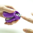 thumbnail image 2 of Cortauñas HARAC Special Needs for Arthritic Hands Purple, 2 of 7