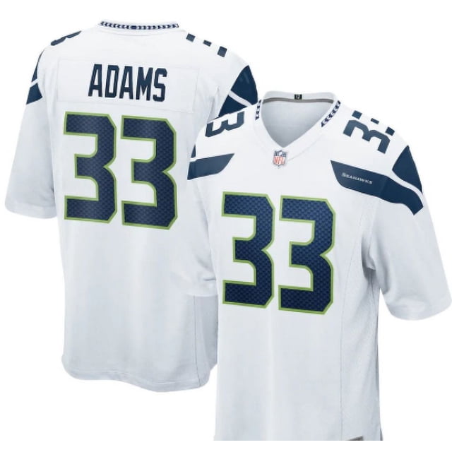 Chandail de Sport Réplique de football pour Hommes Seahawks WILSON 3# METCALF 14# ADAMS 33#