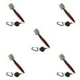 thumbnail image 2 of VONKY Stainless Steel Golf Club Brush Portable Handheld Replacement Solid Color Telescopic Double-sided Ball Brushes Red with Lid 5Set, 2 of 6