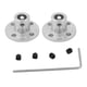 thumbnail image 2 of 2 UNIDS M3 Acoplamiento De Brida Rígida Conector De Acoplamiento De Motor Acoplador De Brida Acoplador De Eje De Motor De Hierro Galvanizado Conector ID 6 Mm OD 10 Mm, 2 of 7