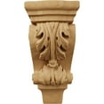 thumbnail image 2 of Ekena Millwork 3"W x 1 3/4"D x 6"H Extra Small Acanthus Pilaster Wood Corbel, Cherry, 2 of 4