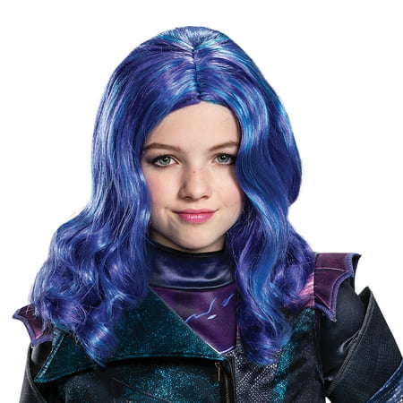 Disguise Disney's Descendents 3 Girls Classic Mal Halloween Costume Wig