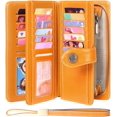 thumbnail image 2 of LAICAIW Women's Wallet Genuine Leather RFID Blocking Large Capacity Trifold Ladies Wallet, 2 of 6