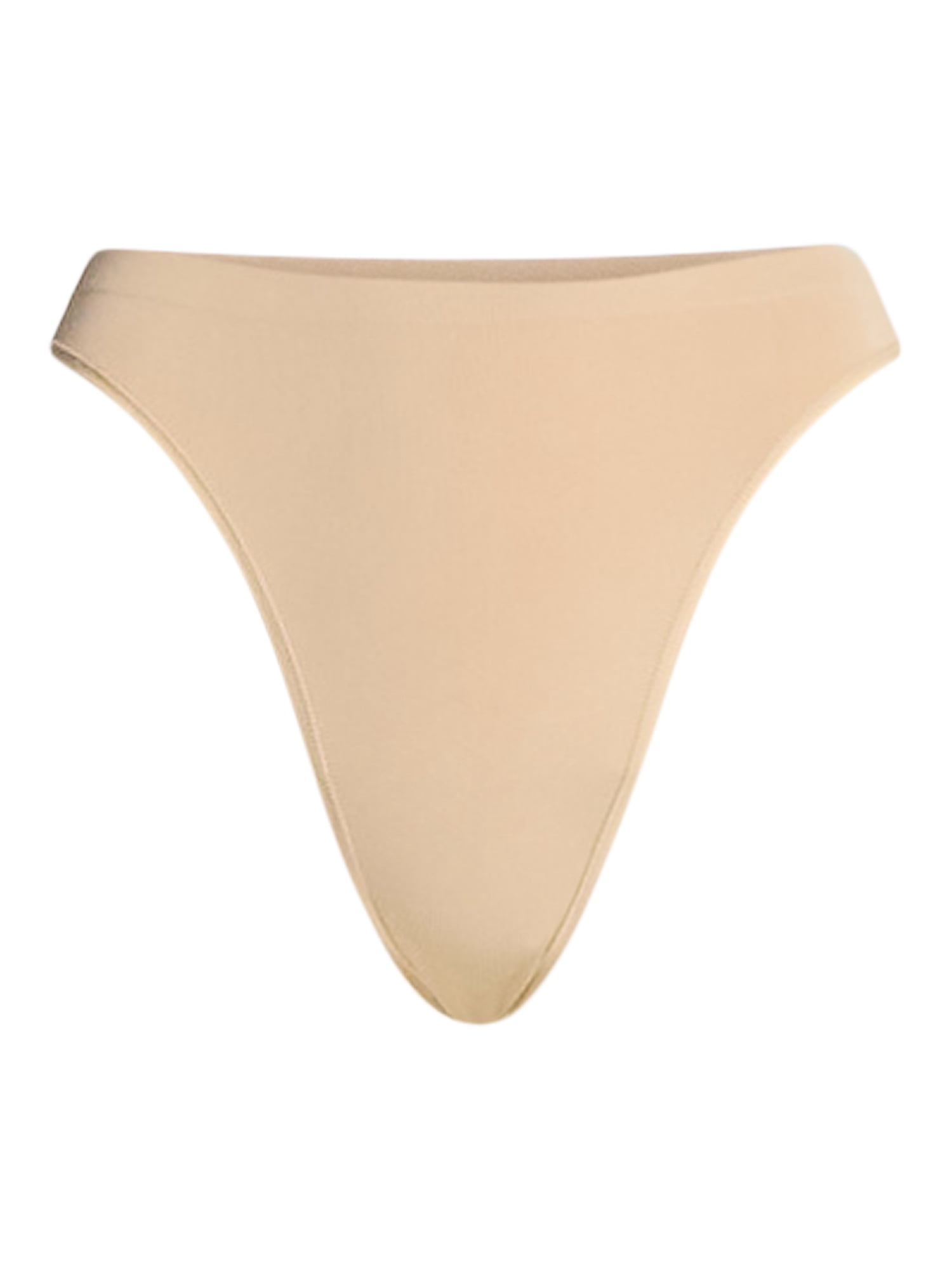Joyspun Women's Seamless Thong Panties, 3-Pack, Sizes XS-3XL