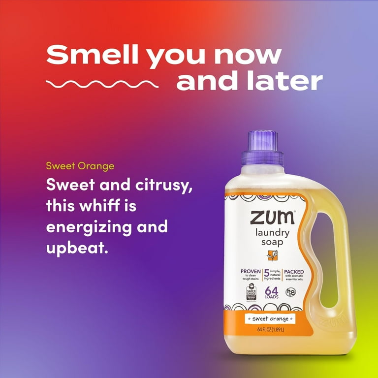 Zum by Indigo Wild Laundry Soap - Liquid, Plant-Based Soap with