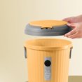 thumbnail image 6 of Trash Can under $5! CQCYD Round Lidless Trash Can, 6L Household Bathroom Wastebasket, Durable Plastic Garbage Bin for Kitchen Office, 6 of 9