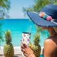 thumbnail image 3 of Pineapple Gifts for Women, Pineapple Tumbler with Lid and Straw, Pineapple Tumbler Cup, Pineapple Cups, Pineapple Mug, Colorful Pineapple Gifts, 20oz Insulated Tumbler for Pineapple Lover, 3 of 6
