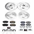 thumbnail image 3 of PowerStop Front and Rear Z23 Evolution Sport Carbon-Fiber Ceramic Brake Pad and Drilled & Slotted Rotor Kit Fits: HYUNDAI KIA Select Models K8345, 3 of 10