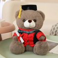 thumbnail image 1 of New 28cm Lovely Hug Doctor Teddy Bear Plush Pillow Stuffed Soft Animal Dolls Nice Birthday Gift for Girls Baby DollsGray28cm Deng Xun unisex, 1 of 2