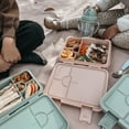 thumbnail image 6 of noüka Grand Bento Box | Easy to open latches | Spill Proof Design | 6-Compartment Removable Tray | Soft Blush, 6 of 8