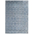 thumbnail image 6 of EORC SILVER Hand Knotted Wool Contemporary Agra Rug, 9' x 12', 6 of 6