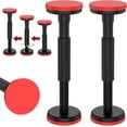 thumbnail image 1 of Mimoyalaso 18x10cm 7.09-17.72 Inch, Nylon Adjustable Hardware Brackets Black with 2 Mounting Support Rods 2 Piece, 1 of 8