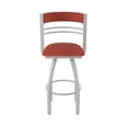 thumbnail image 5 of 860 Hunter 30" Swivel Bar Stool with Anodized Nickel Finish and Graph Poppy Seat and Back, 5 of 5