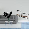 thumbnail image 2 of Reloj de pared con forma de gato, estantes de madera, estantes de almacenamiento de pared, decoración de acrílico silencioso sin con forma de g, 2 of 8