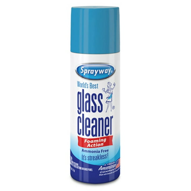 NEW 2PK 19OZ Aerosol Glass Cleaner Spray Can Leaves No Film Ammonia Free