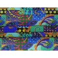 thumbnail image 5 of oneOone Velvet Sea Green Fabric Paisley Patchwork Craft Projects Decor Fabric Printed By The Yard 58 Inch Wide, 5 of 5
