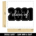 thumbnail image 2 of Class of 2021 Bold Year Graduate Graduation School College Self-Inking Rubber Stamp Ink Stamper - Black Ink - Small 1 Inch, 2 of 7